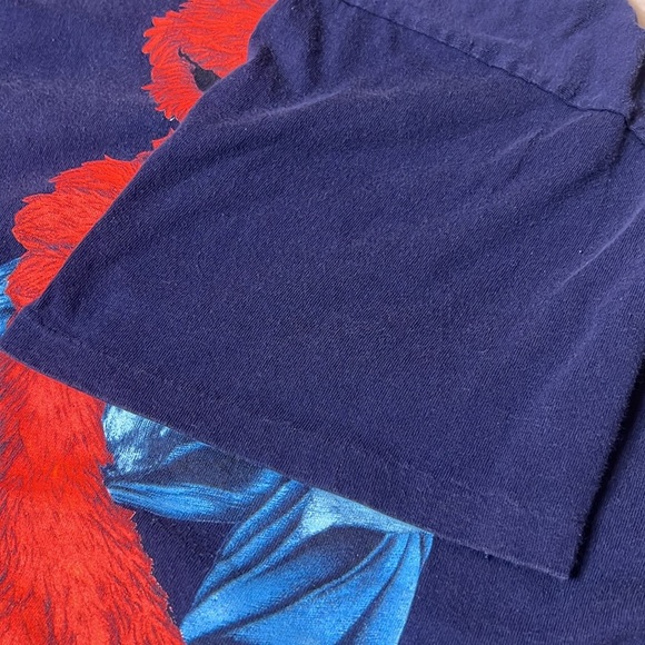 Vintage 90s Changes Elmo Jim Henson Sesame Street Single Stitch Sleeve T Shirt - Picture 4 of 9